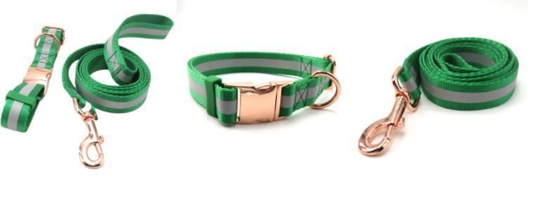 Wholesale Minimum Order Print Adjustable Nylon Dog Collar with Leash