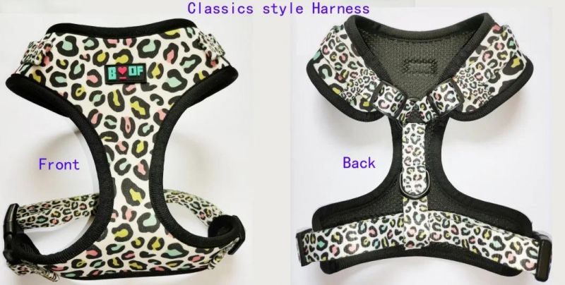Soft Mesh Dog Harness Ajustable Custom Logo Pattern Pet Supplies Dog Product