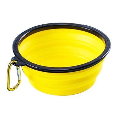 Factory Silicone Soft Pet Food Tray with Metal Hook