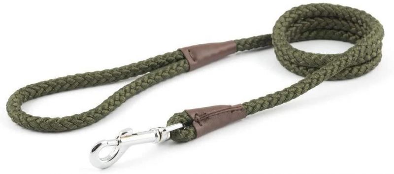 Flexible Lightweight Leather Proof Easy to Clean Durable Super Nylon Dog Lead