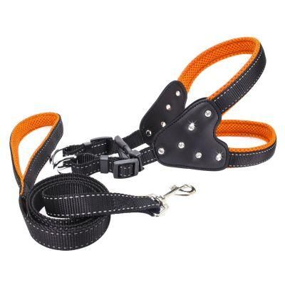 Studded Rhinestone Dog Harness Breathable Pet Harness
