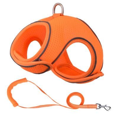 Soft Breathable Pet Harness for Cat and Puppy with Matching Pet Leash