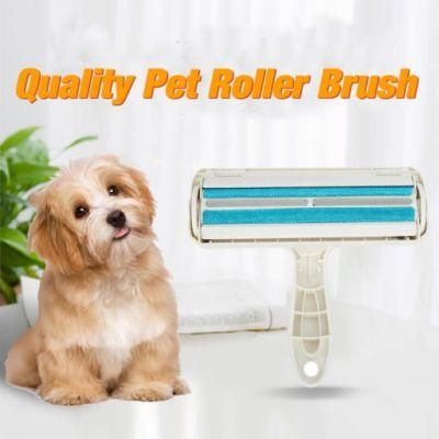 Electrostatic Adsorption Pet Hair Removal Rollers Pet Hair Remover Brush Plastic Roller Pet Hair Removal Cleaning Comb Tool