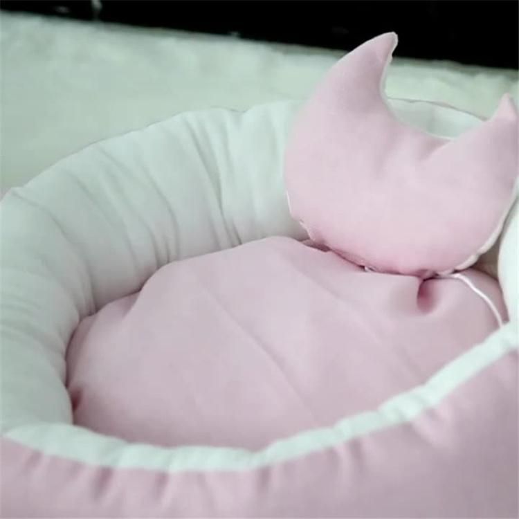 Wholesale High Quality House Modern Round Designer Soft Fluffy Plush Cheap Pet Supplies Dog and Cat Bed Nest