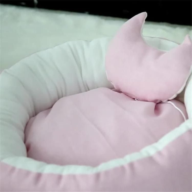 Wholesale High Quality House Modern Round Designer Soft Fluffy Plush Cheap Pet Supplies Dog and Cat Bed Nest