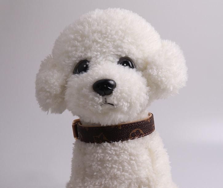 Offer Sample Service Reflective, Fashion PU Leather Padded Nylon Striped Pet Dog Collar