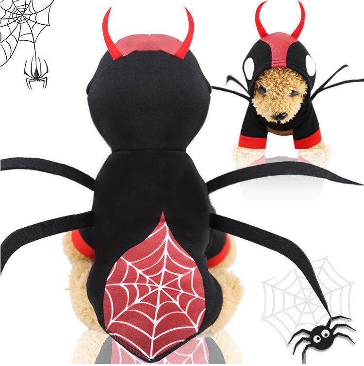 Halloween Spider Funny Best Seller Logo Pet Accessories Dog Clothes Cat Pet Clothes