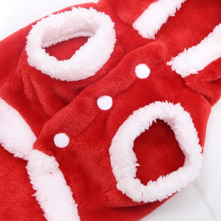 Christmas Clothes for Big Dogs Cat Pet Winter Warm Tree Holiday Dressing Santa Claus