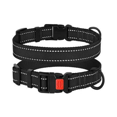 Reflective Comforting Buckle Adjustable Durable Nylon Dog Collars