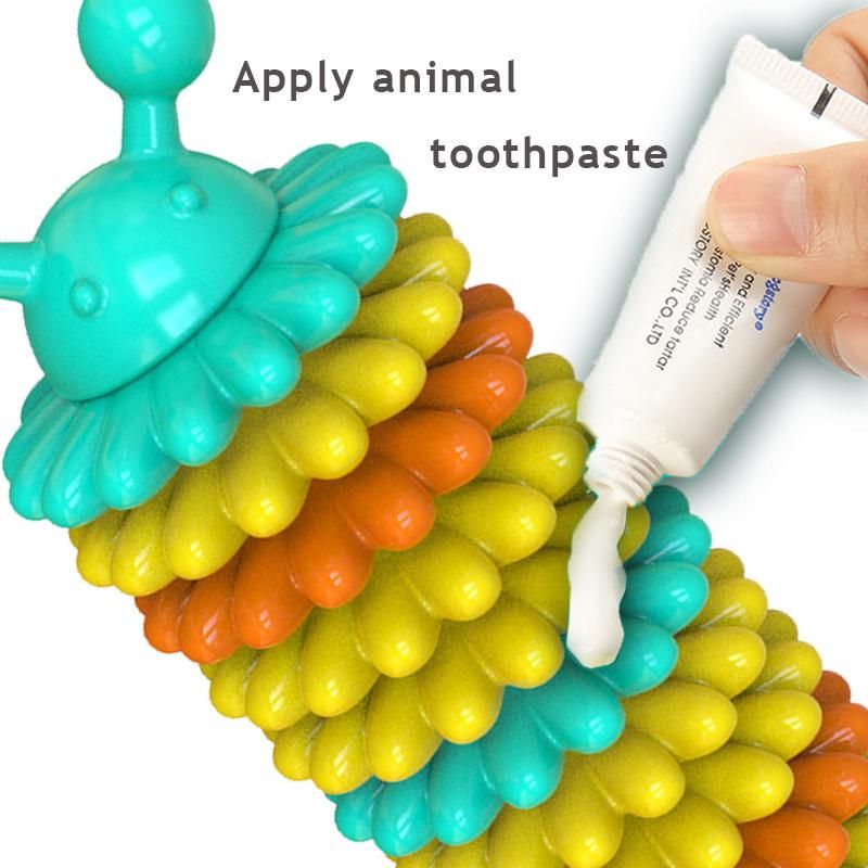 Pet Chewing Toy Interactive Caterpillar Biting TPR Teeth Cleaning Products