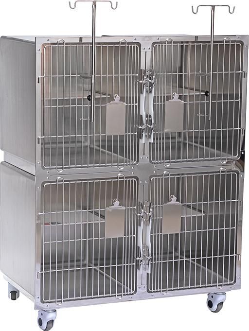 Veterinary Hospital Medical Stainless Steel Pet Dog Bird Cage