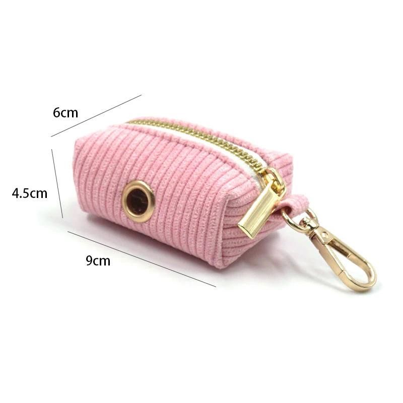 Charm Design High Quality Solid Pink Corduroy Dog Collar Leash Manufacturer Pet Supplies Dog Collar Laser Brand Leash Set