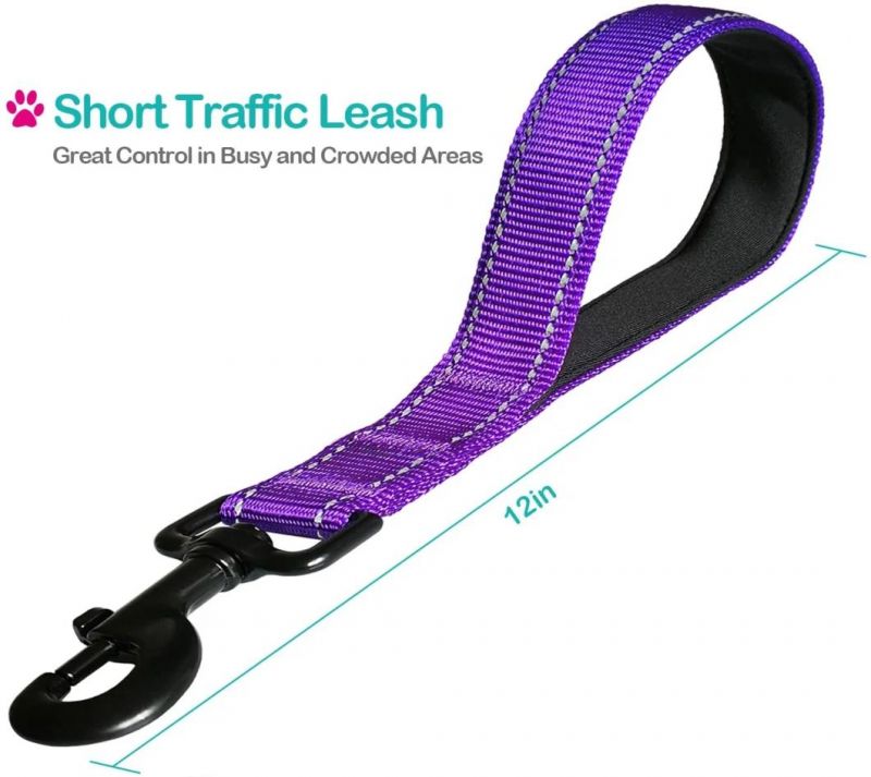 Short Nylon Dog Lead for Training Control
