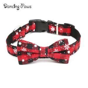 Wholesale Amazon Hot Sale Adjustable Pet Ties Large Dog Collar Neck Tie Dog Christmas Bow Ties