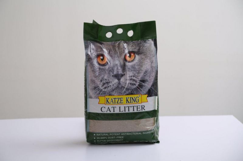 1-3.5mm Yellow Color Bentonite Cat Litter with Strong Clumping