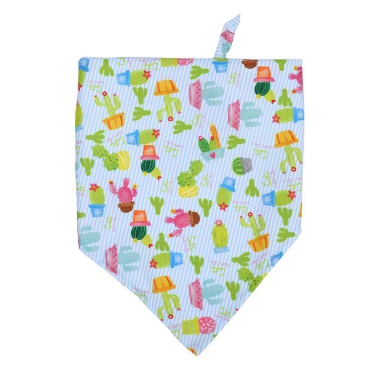 Reversible Square Dog Scarves, Dog Kerchiefs