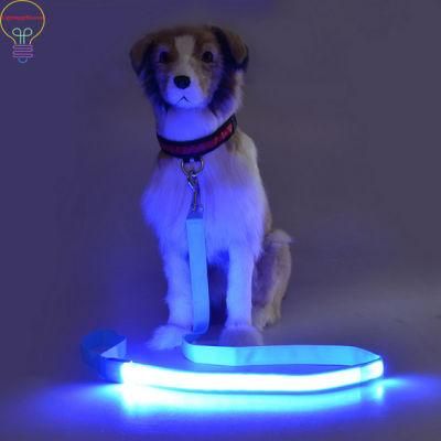 Light up Leash LED Traction Belt Flashing Dog Leash
