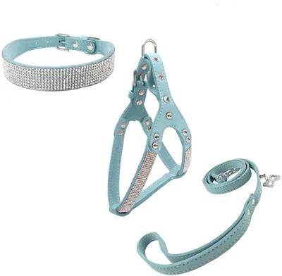 Comfortable Soft Collar Harness and Leashes Set