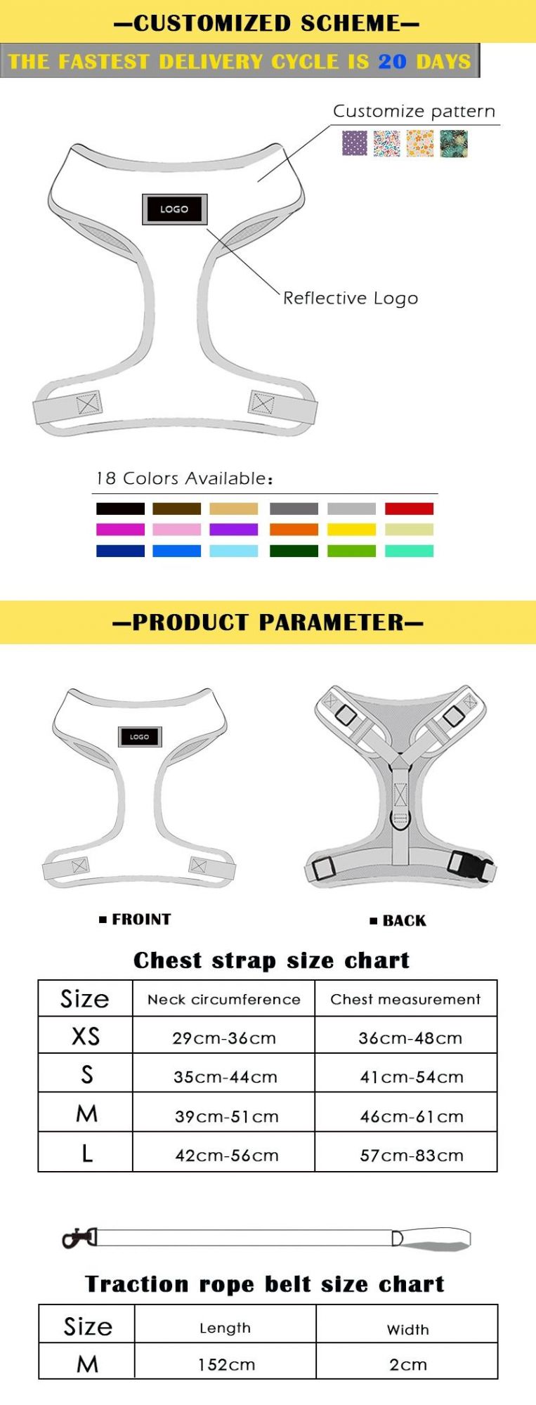 OEM Luxury Dog Harness and Leash Set Sublimation Dog Muzzle Custom Pattern Pet Supplies
