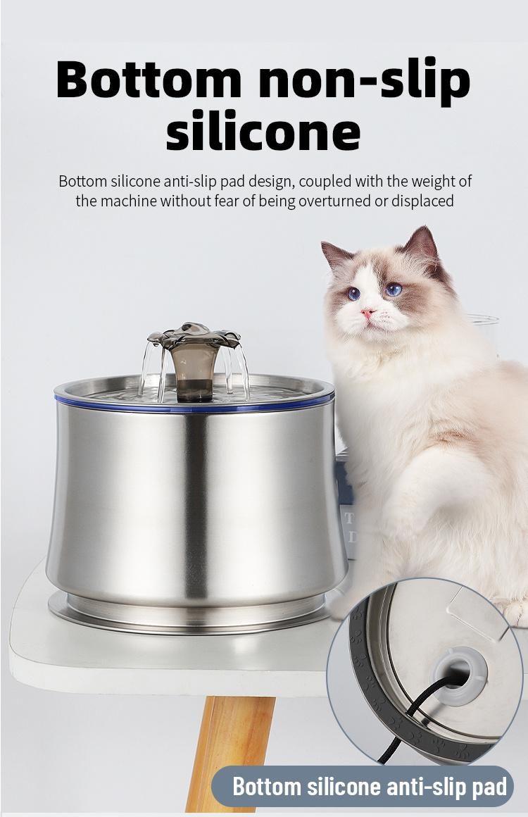 2022 New Design Pet Automatic Water Fountain Cat Dog Small Animals Water Feeder Electri Cat Drinking Fountain