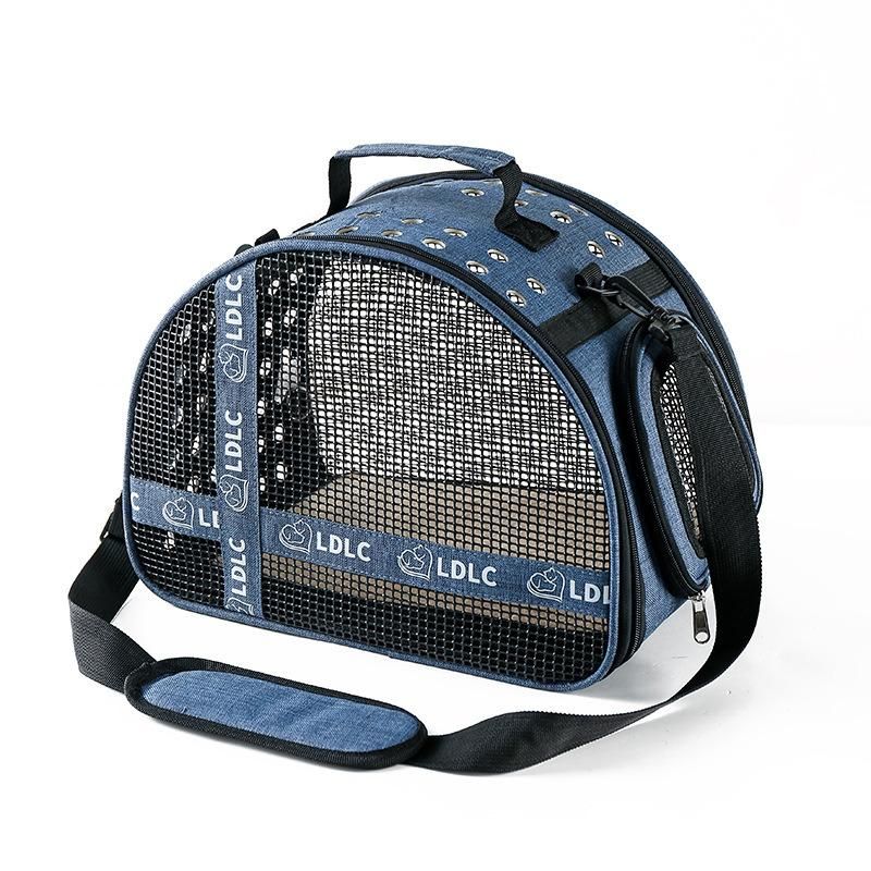 Personalized Pet Carrier Breathable Composite EVA Foldable Pet Carrier Side Door Dog