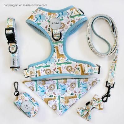 Custom Made Products Personal Logo Customized Dog Accessories Leash Sets