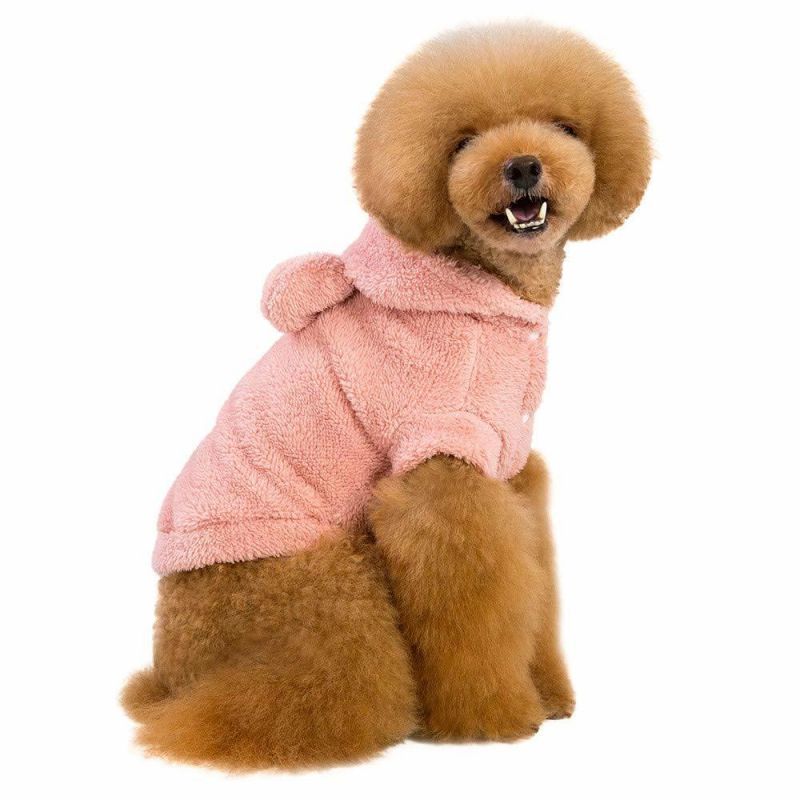 Luxury Custom Plush Pet Dog Clothes for Autumn Winter