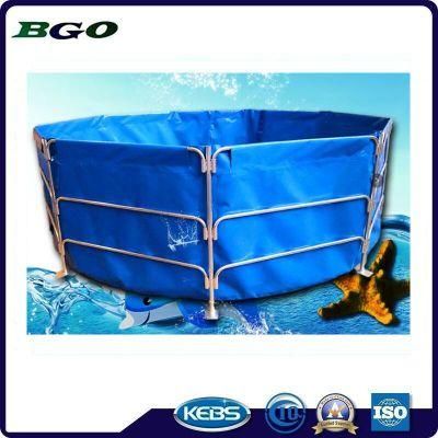 Tarpaulin Fish Farming Tank PVC Aquaculture Tank