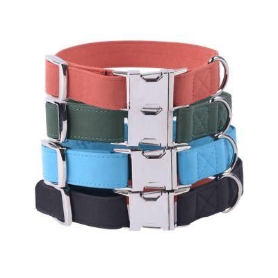 Pet Accessories Leather Dog Collar PU Leather Collar for Dog Cheap Leather Dog Collar