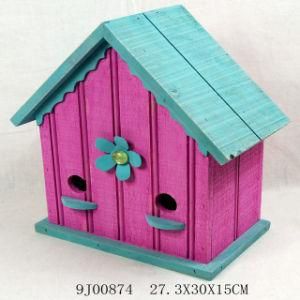 Fsc Solidwood Bird House for Garden Display