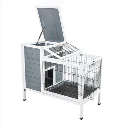 off-The-Ground Modern Rabbit Cage Dog Breeding House Simple Solid Wood Small and Medium-Sized