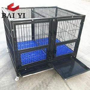 Big Double Door Iron Welded Dog Kennel Lock