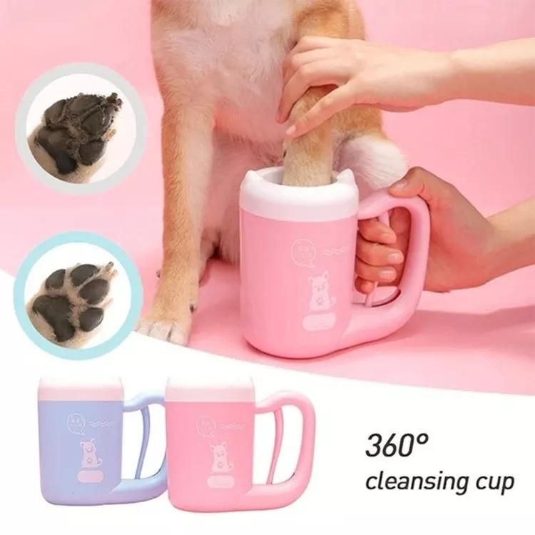 Summer Accessories Supplies Small and Large Dog Paw Washer 2 in 1 Pet Foot Washing Cup for Dogs Muddy Paw Cleaner