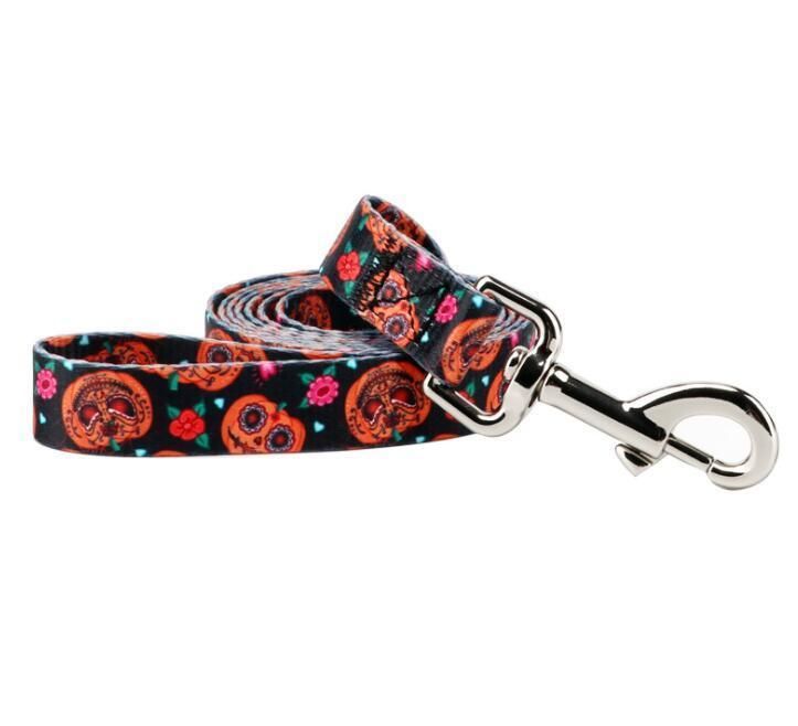 2020 New Arrival Halloween Dog Collar Leash Haress Set