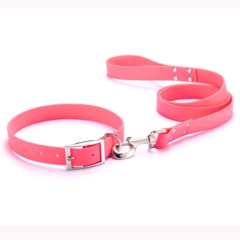Hunting Dog Accessories Factory Manufacturer Top Grade Custom Waterproof Pet Collar Leash PVC Dog Leash