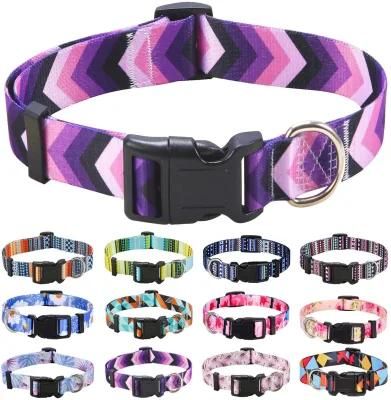 Dog Collar with Bohemia Floral Tribal Geometric Patterns with Small MOQ