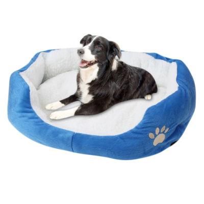Plush Dog Bed Soft Round Dog House Winter Pet Cushion Mats for Small Pet Bed