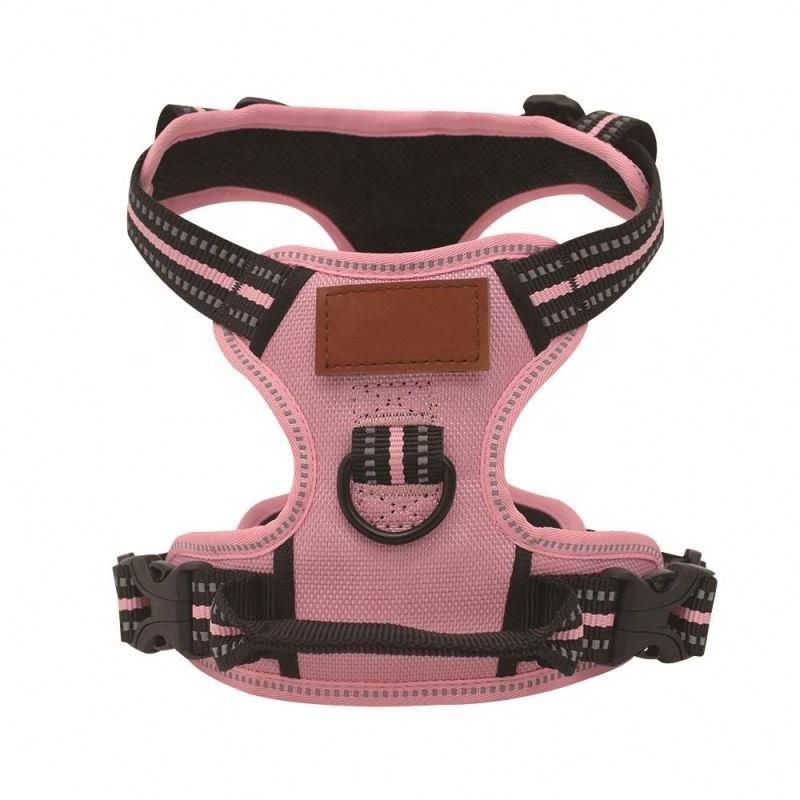 Personalized Custom Logo Weighted Breathable Mesh Dog Harness with Handle/Pet Supplies