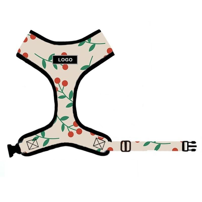 New Adjustable Sublimation Soft Neoprene Dog Harness