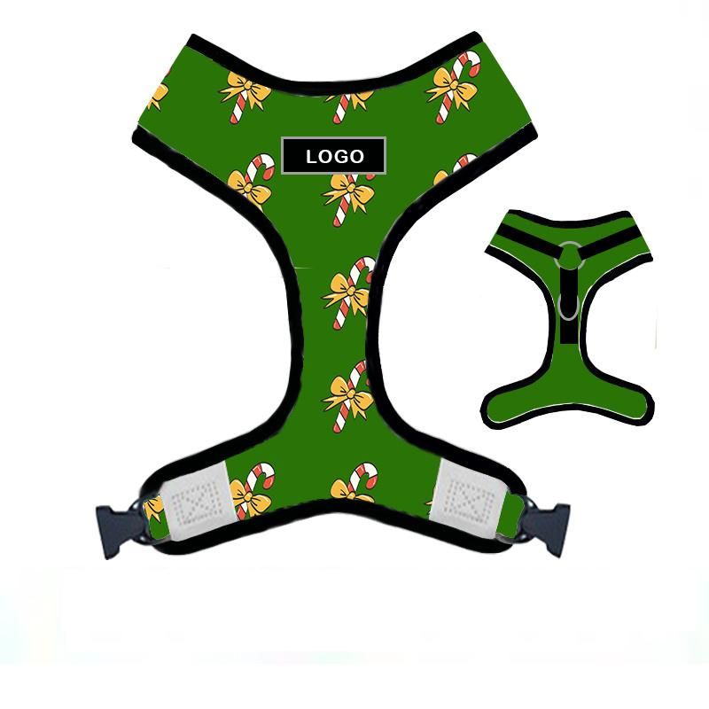 Best Selling Pet Supplies Custom Pattern Super Comfort Neck Adjustable Dog Harness for Pet Dog