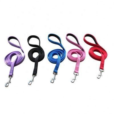 Reflective Durable Nylon Dog Leash- Padded Handle for Walks in 5 Colors Option