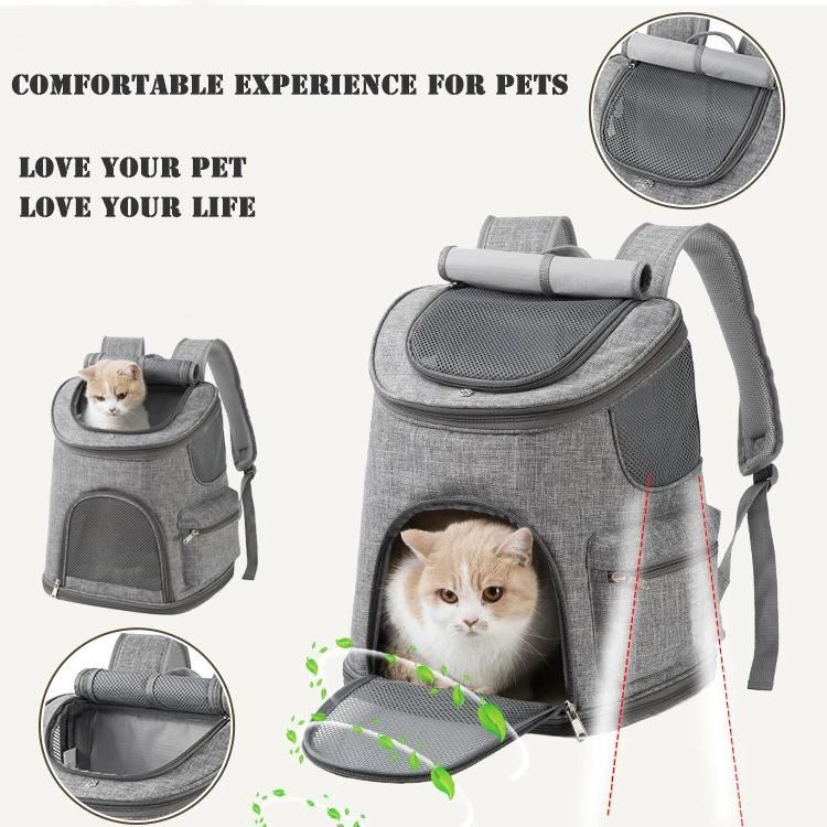 Airline Approved Large Cat Carrier Expandable Puppy Carrier Backpack Foldable Cat Carrier Pouch