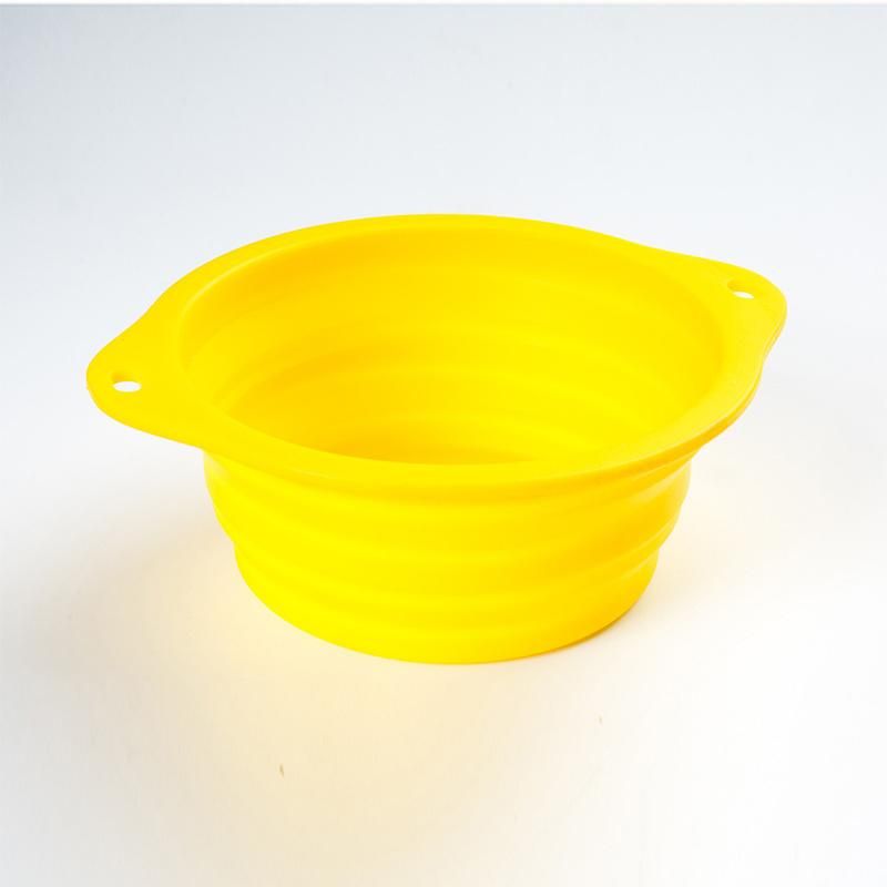 Extra Large Size Collapsible Dog Bowl Food Grade Silicone Foldable Expandable Portable Bowl
