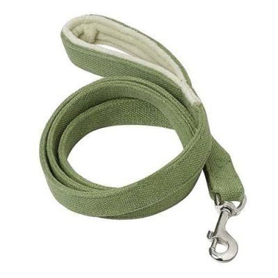 Top Seller 2019 Hemp Double Dog Collar Leash Training Leash Running with Fleecing Handle