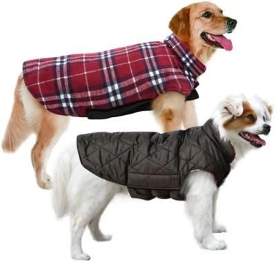 Dog Jackets for Winter Windproof Waterproof Reversible Dog Coat