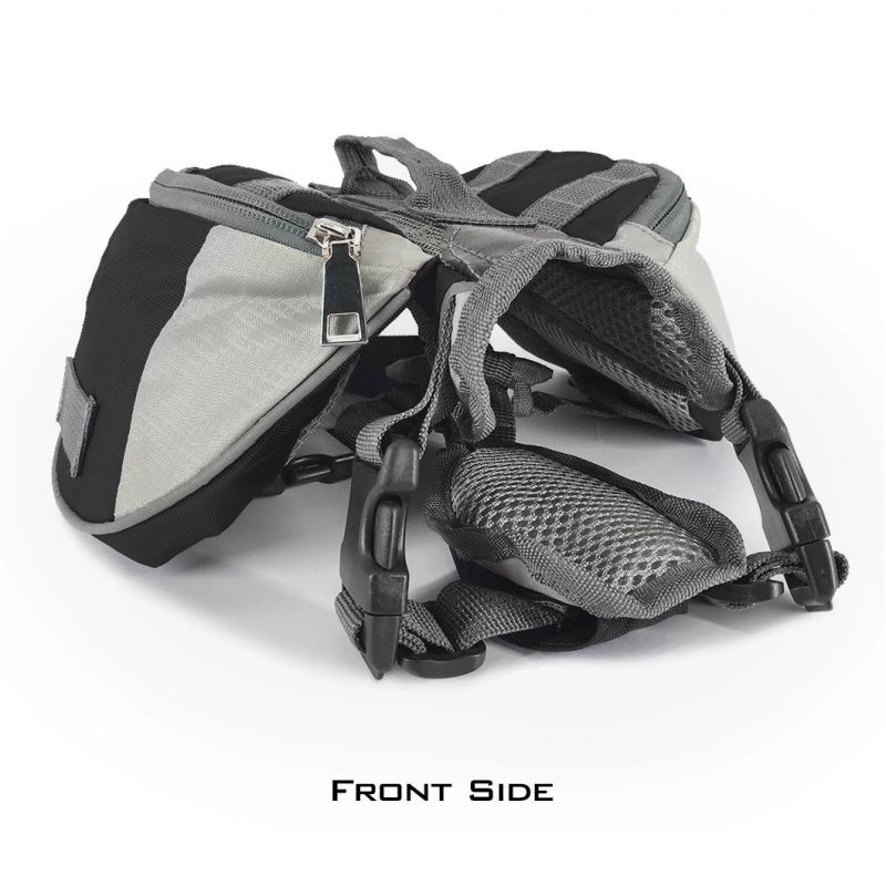 Stocked Adjustable Breathable Reflective Foldable Saddle Bag Dog Products