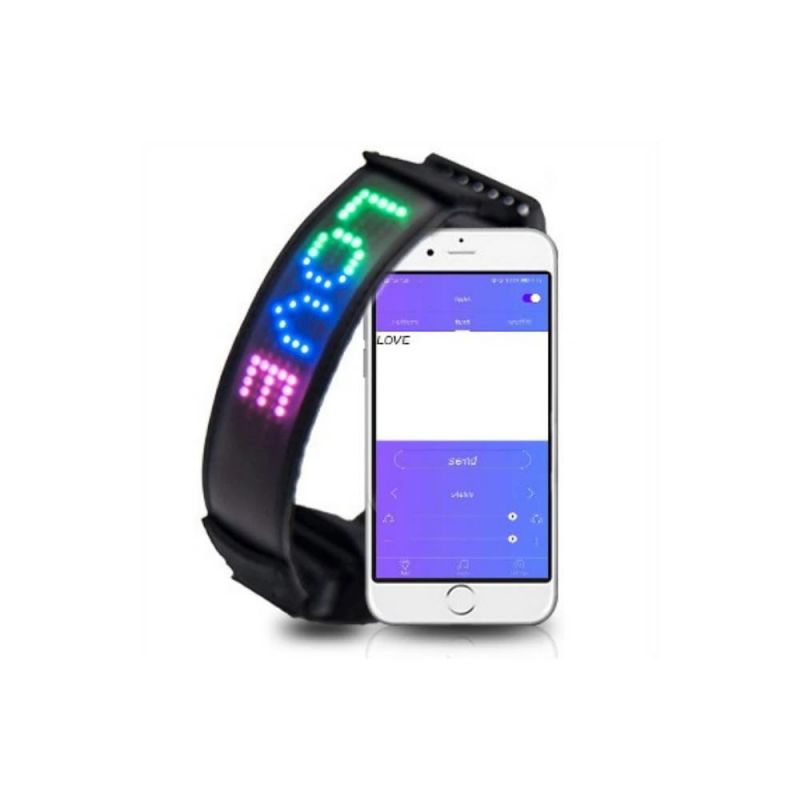 LED Dog Collar with LED Screen