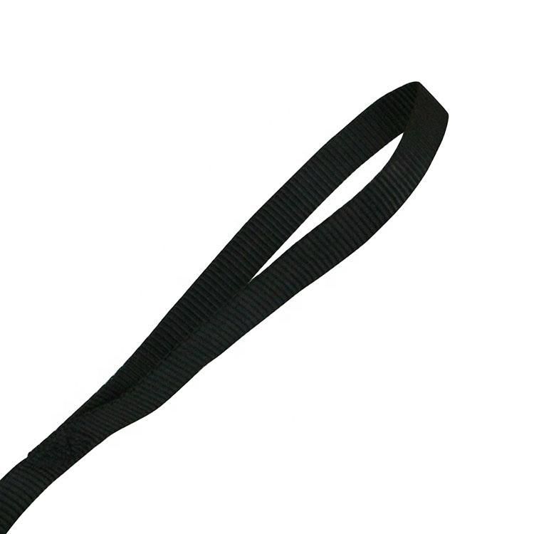 New Product Fashion Training Simple Promotional Black Polyester Pet Harness Leash Dog Lead