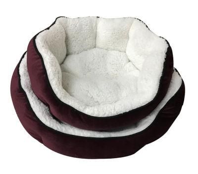 Deluxe Overstuffed Twill Cuddler Dog Pet Bed