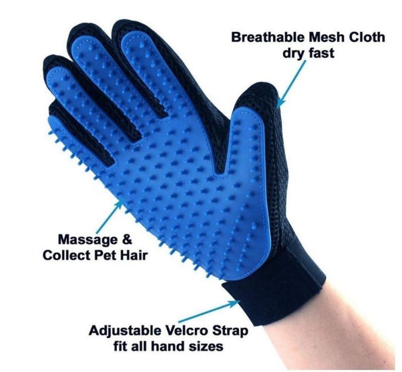 Pet Massage Grooming Cat Brush Shower Dog Grooming Gloves